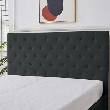 Sudais Homes 78” King Bed Frame Black | Heavy Duty Platform Bed No Box Spring