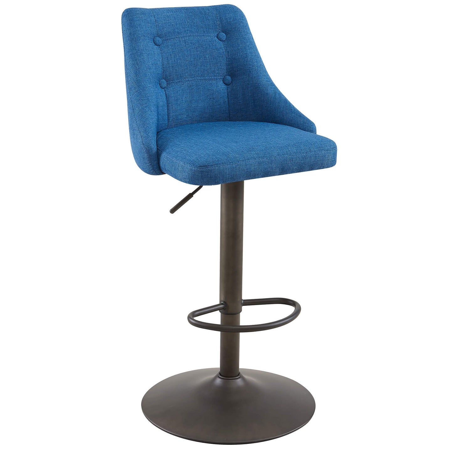 ADYSON Air Lift Bar Stools Beige (Set of 2) | Adjustable Swivel Counter Stools