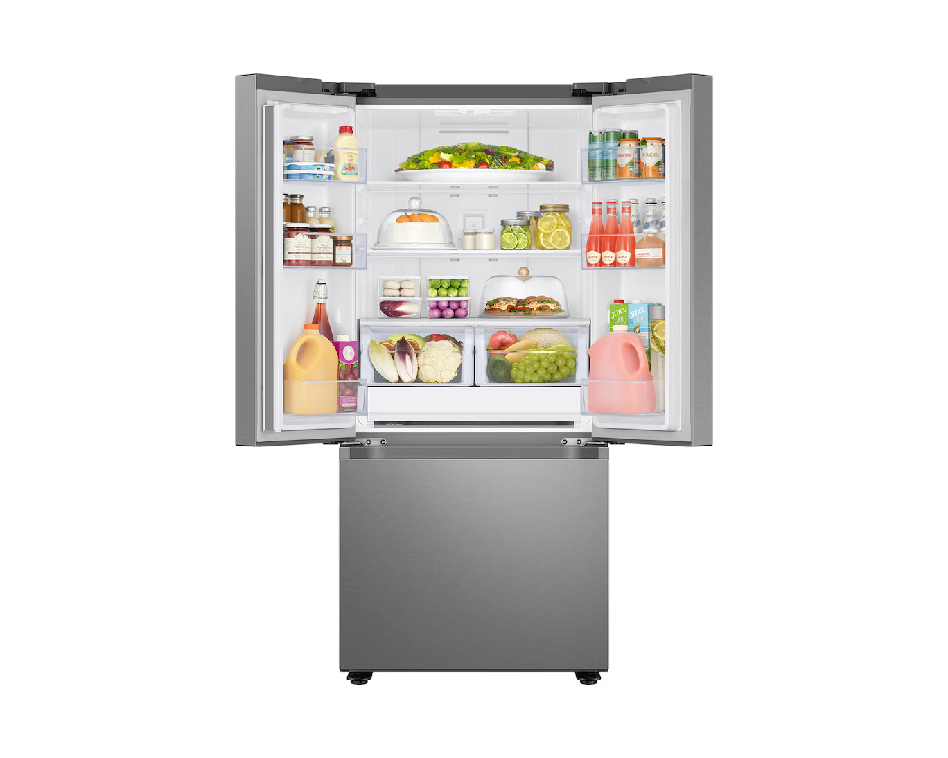 30" French Door Refrigerator with Modern Design