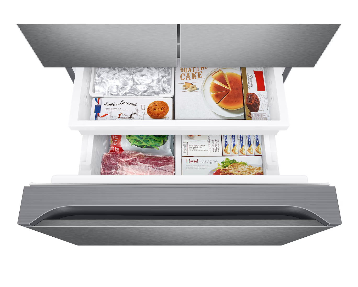 30" French Door Refrigerator with Modern Design
