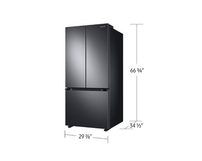 30" French Door Refrigerator with Modern Design